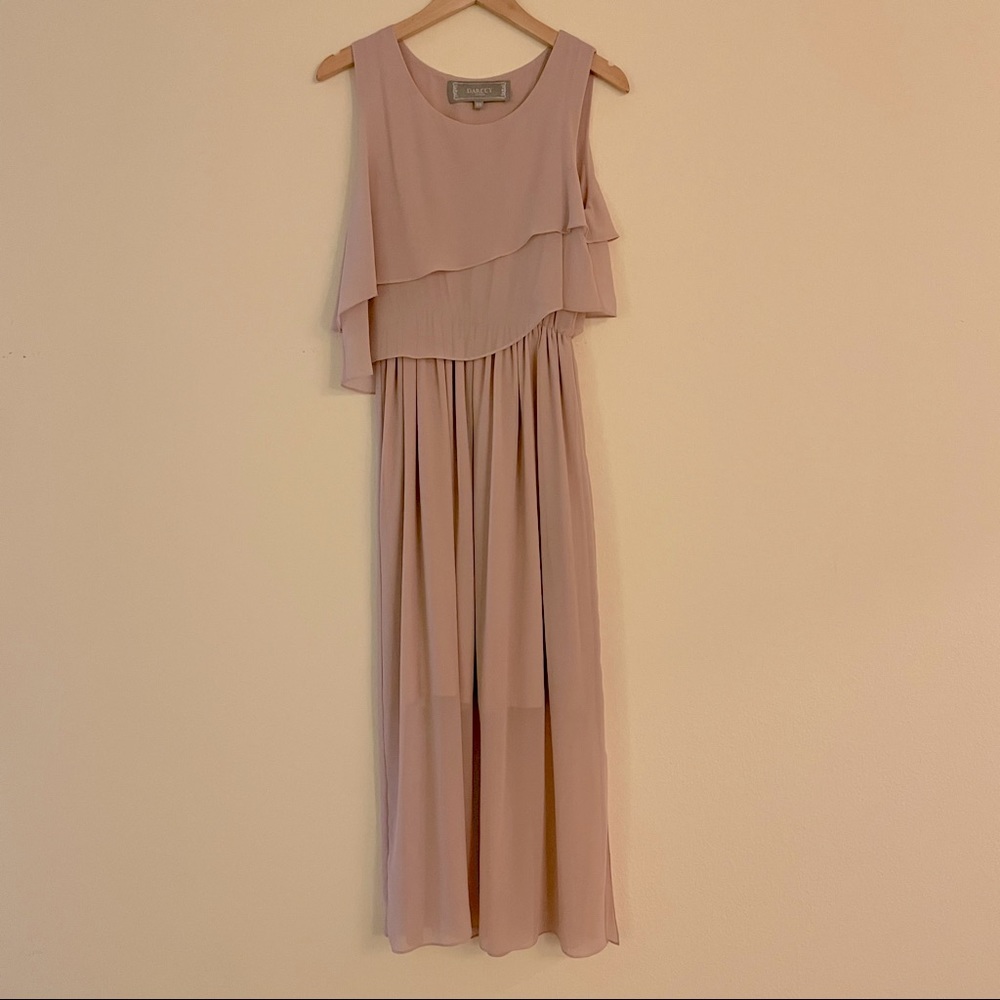NWOT Darccy Frill Layered Maxi Dress